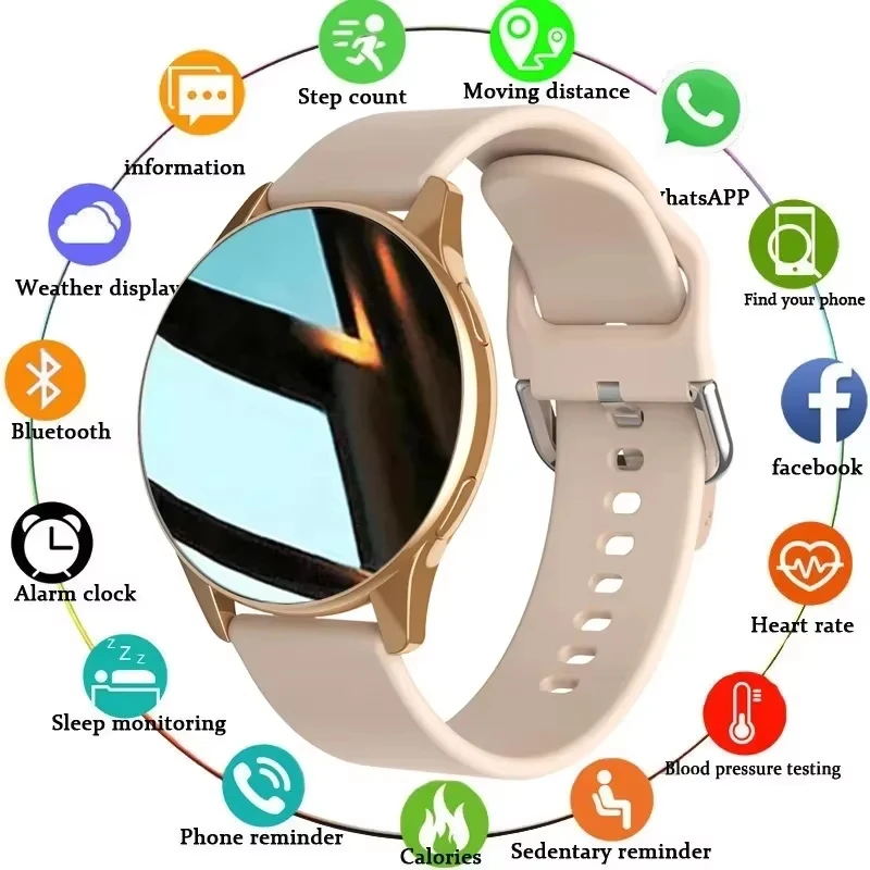 2025 جديد إمرأة بلوتوث دعوة ساعة ذكية معدل ضربات القلب مراقبة ضغط الدم Smartwatches IP67 مقاوم للماء الرجال Smartwatch + صندوق