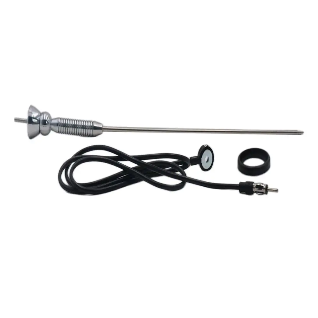 18,5" Metall Auto Fahrzeug Antenne AM/FM Antenne Radio Feder Soft Rod