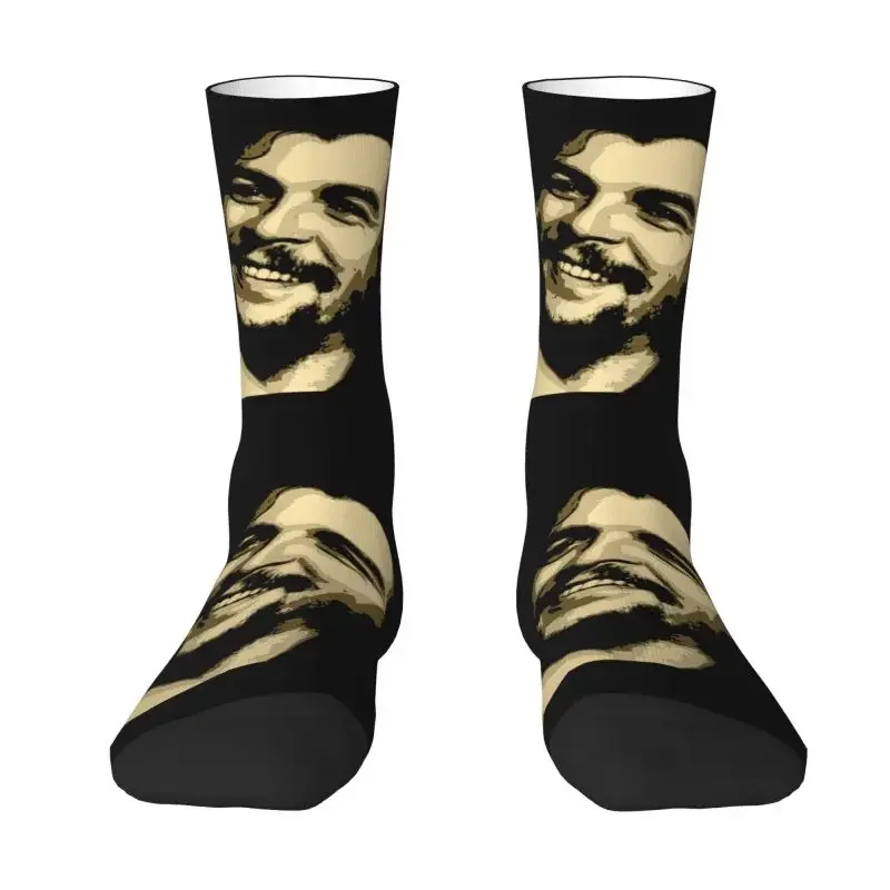 Fun Printed Cuban Revolution Ernesto Che Guevara Socks for Men Women Male Stretchy Summer Autumn Winter Crazy Crew Socks