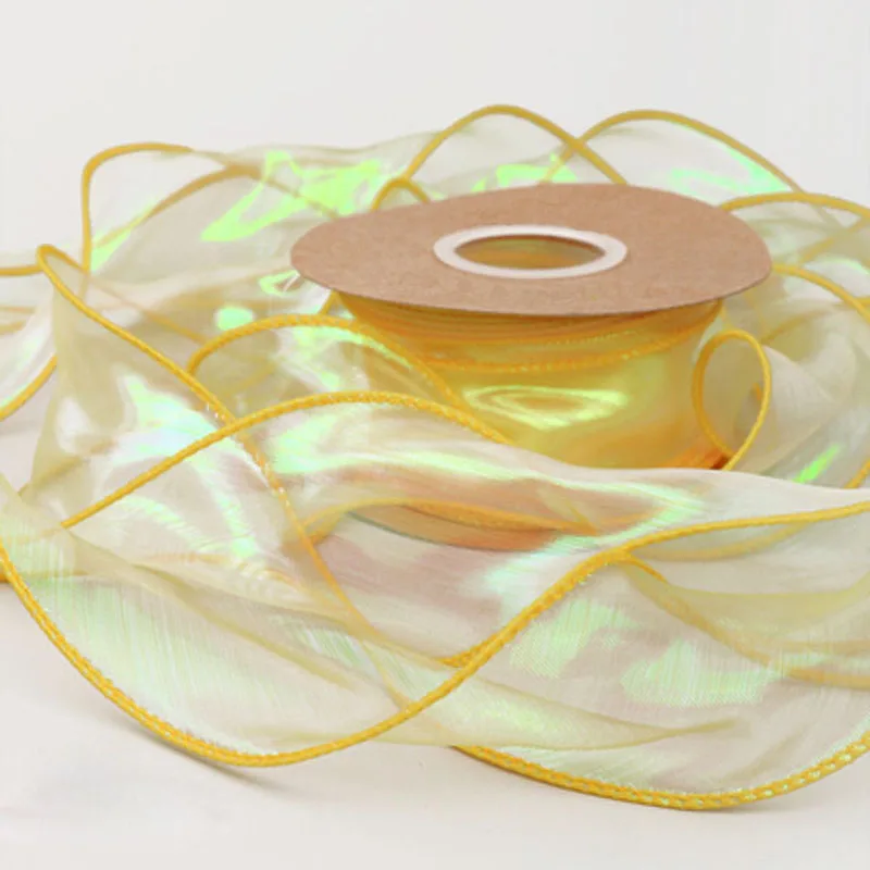 9 Yard transparenter Rüschen-Spitzenbesatz mit Farbverlauf für Hochzeitskleider, DIY-Weihnachtsdekoration, 6 cm breit – Detail 6