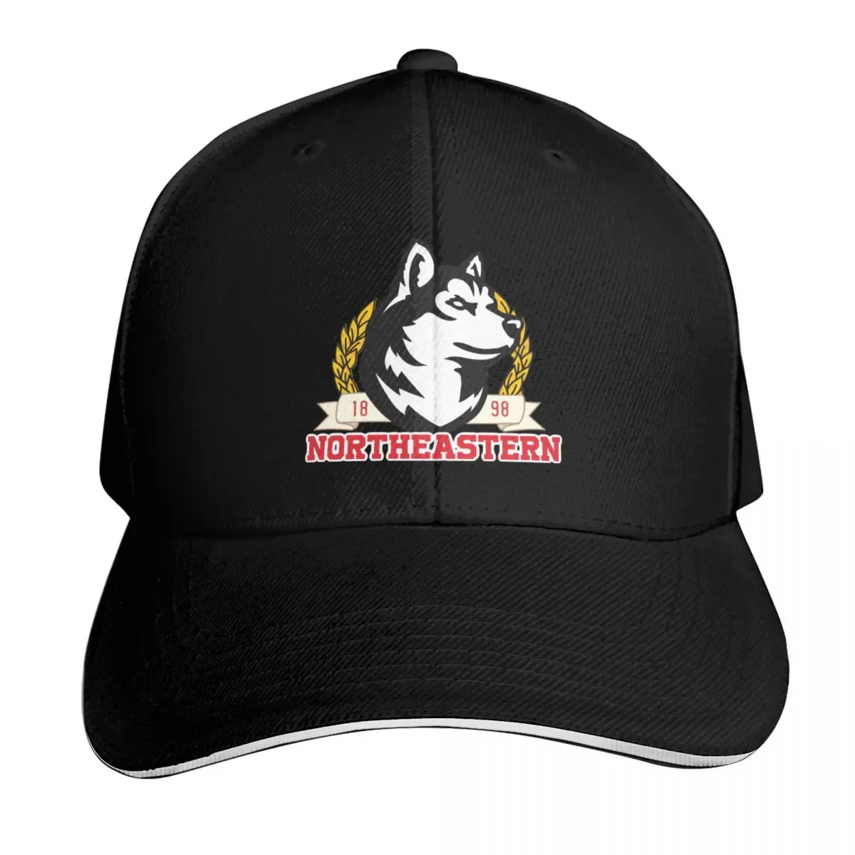 NEU 1898 Husky Baseball Cap Unisex for Men Women Outdoor Golf Running Hiking Summer Beach Travel