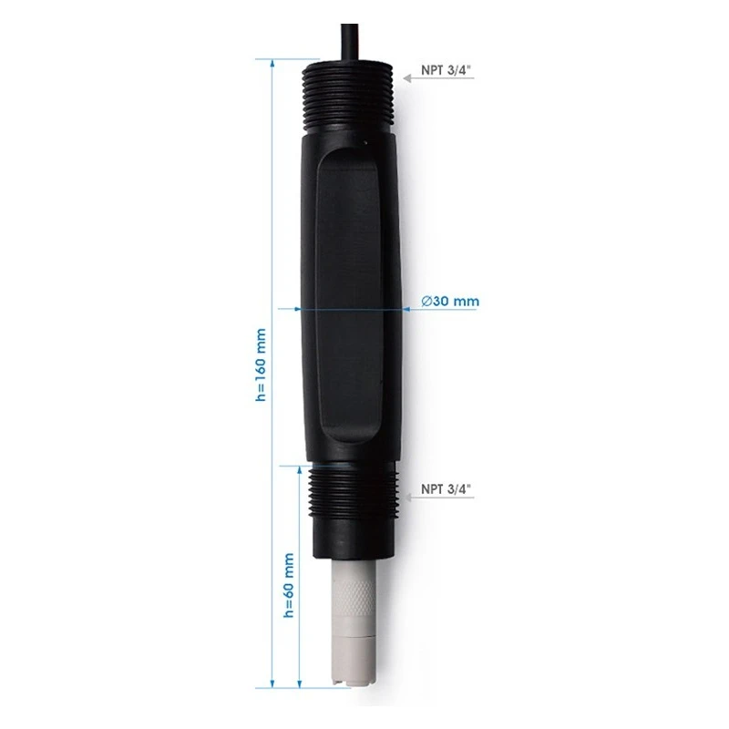 Industrial in-line ammonia nitrogen sensor