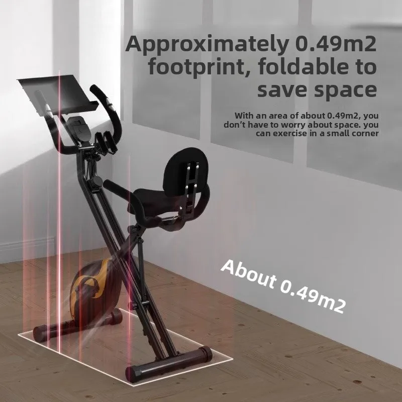 دراجة تمارين مقاومة مغناطيسية داخلية، دراجة لياقة منزلية فائقة الهدوء لتخفيف الوزن، نموذج للاستخدام المنزلي المدمج