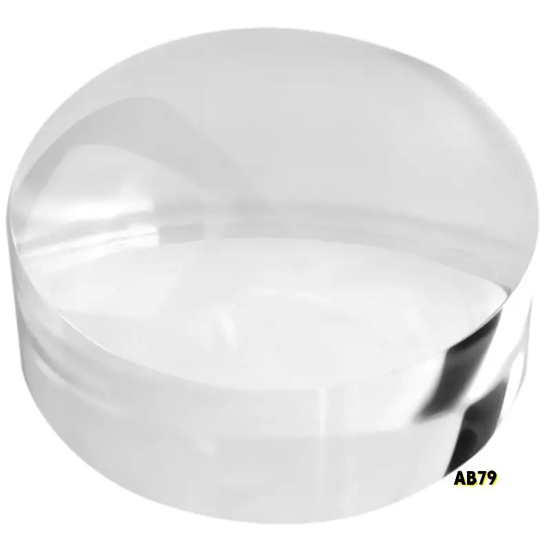 10 шт., 2-дюймовый увеличительный купол-портативный пресс-папье, 8-кратная лупа, прозрачное средство для чтения, увеличительное стекло, купол, легко скользить