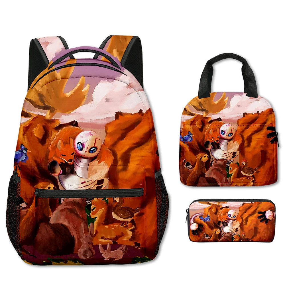

Trendy Youthful New The Wild Robot 3D Print 3pcs/Set Student School Bags Laptop Daypack Backpack portable Lunch bag Pencil Case