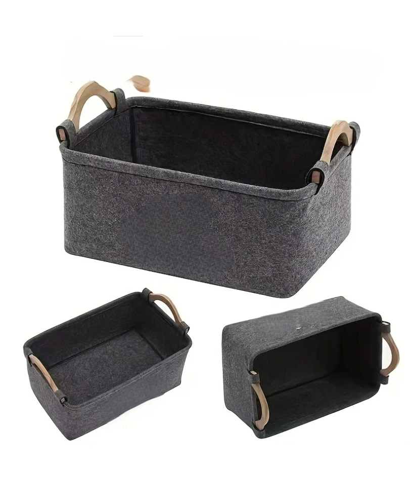 

Pet dog toy felt storage box home storage basket dirty clothes storage bag storage basket Pet dog toy felt storage box