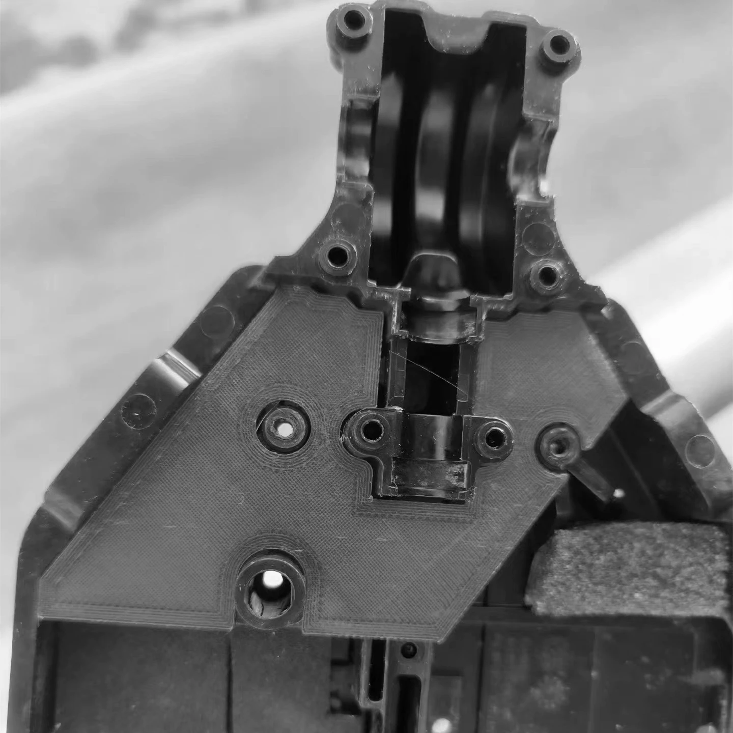 TAMIYA TT02 Carbon Fiber Lenkung Montage Anti-Sand Abdeckung Staub Abdeckung für Tamiya TT-02 1/10 RC Auto Upgrade Teile – Detail 4