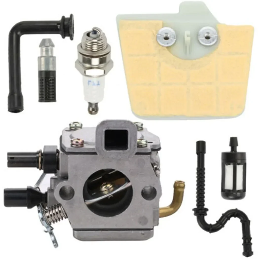 

Carburetor + Air Filter + Plug + Fuel Line Kit For Stihl 034036 MS340 MS360 For Zama C3A-S31A Carb Chainsaw