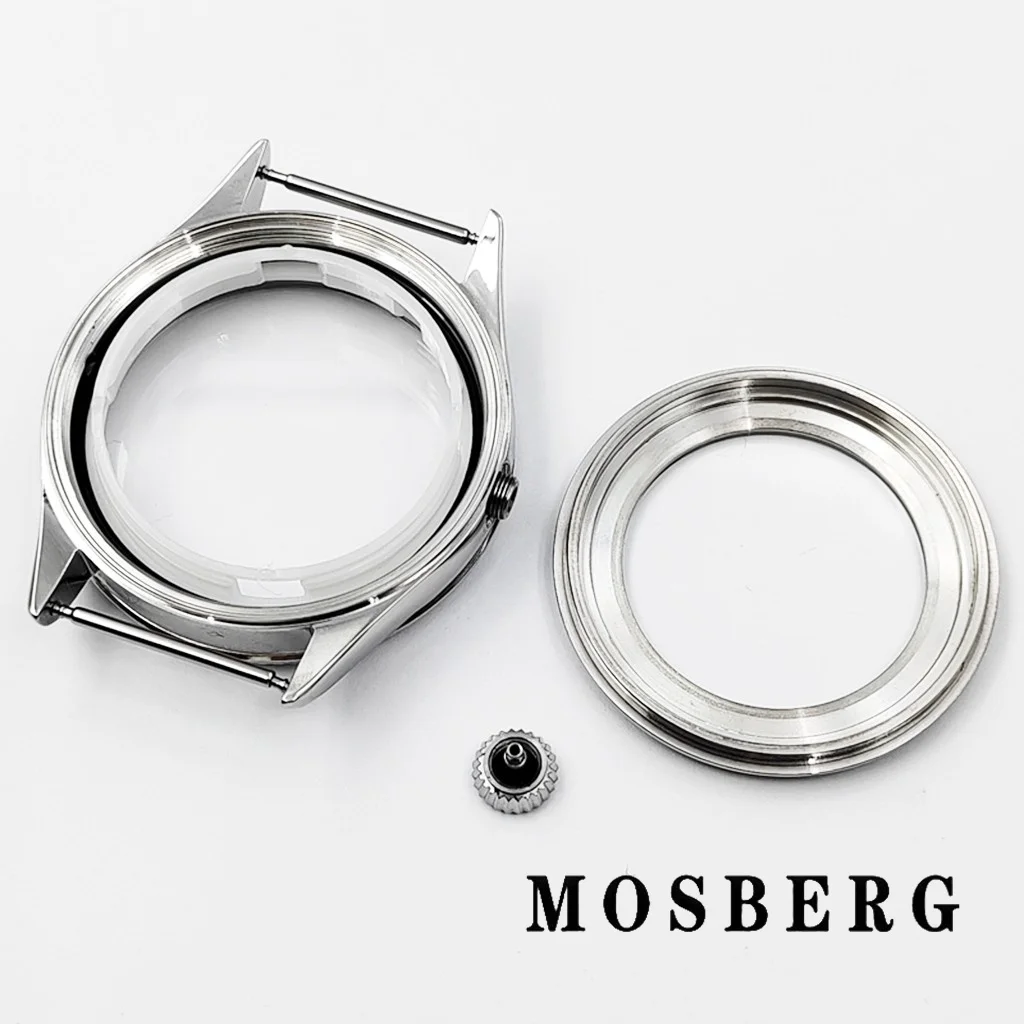 39 мм, зеркальная нержавеющая сталь для часов NH35 NH36, запчасти для автоматического движения