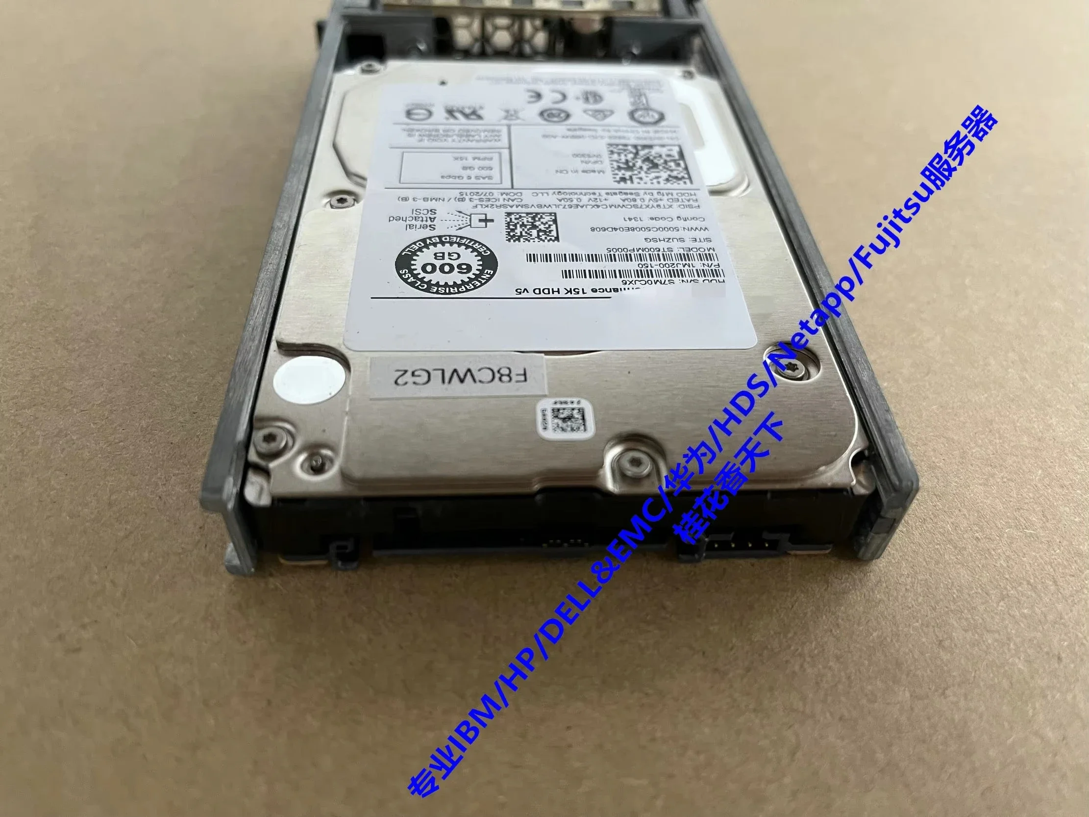 Used For Dell 0V5300 600G 15K SAS 2.5 V5300 ST600MP0005 Server Hard Disk