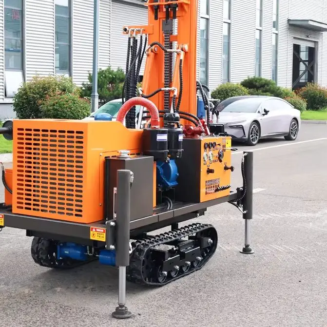 Customized 200M Hydraulic Wheel Portable Drilling Rig Simple Operation Water Well Drilling Rig Machine