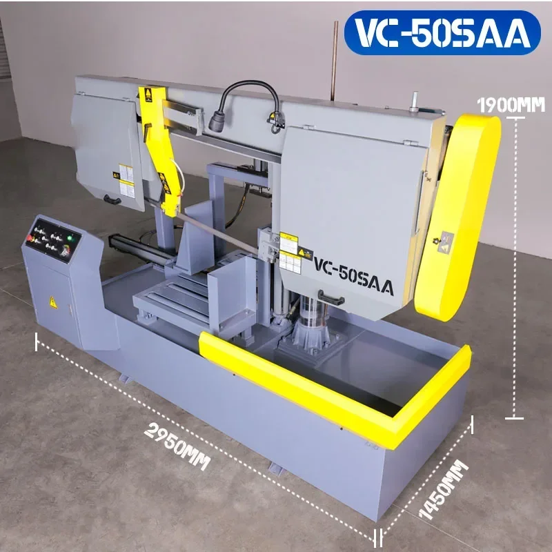 2025 Bevel Automatic Metal Band Sawing Machine Large Horizontal Circular Saw Sawing Cold Cutting Machine Band Saw Mach