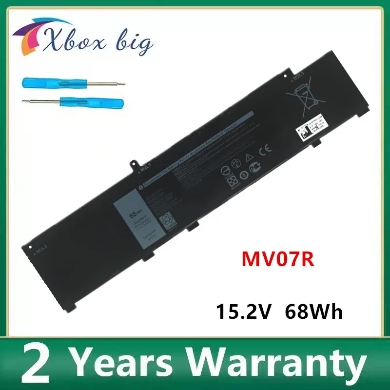 Bateria do Portátil para Dell Inspiron 3500 5500 g7 7790 g3 15 3500 3590 g5 15 5500 5505 Series Mv07r 15.2v 4250mah 68wh