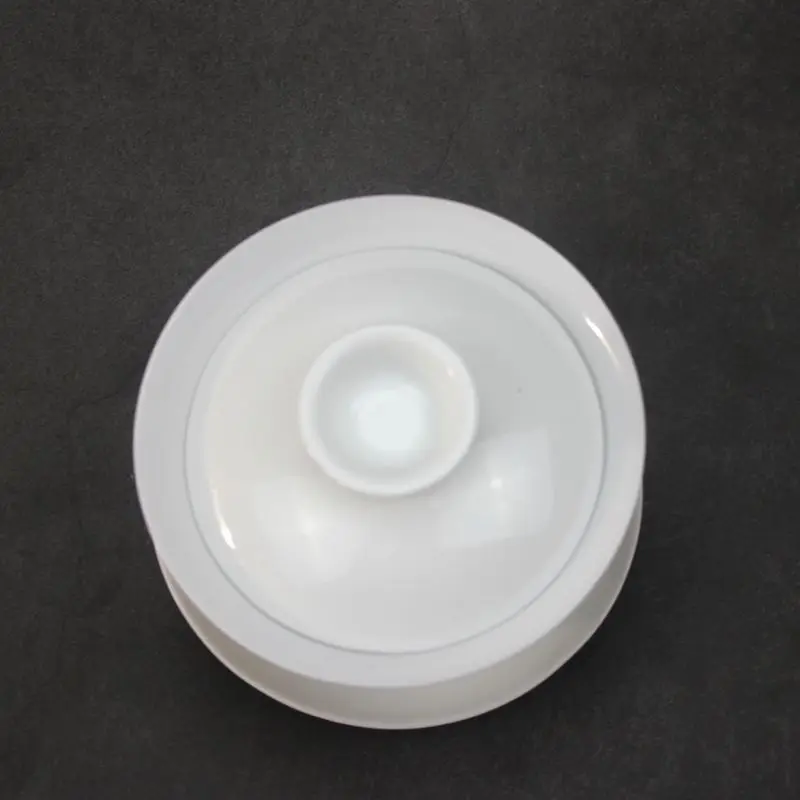 Gaiwan-中国のカップ蓋付きの磁器製ボウル,白いボウル,セラミックカップ,ソース,120ml,お茶用,短納期