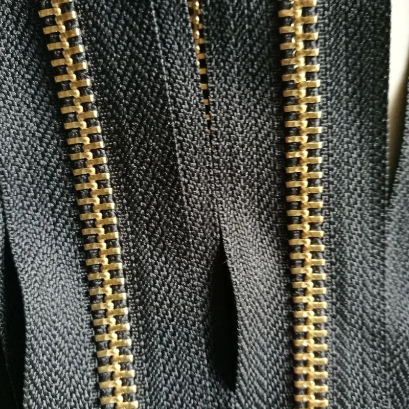 6m/Lot 3# 5# 8# YKK Metal Zipper Chain or Slider Brass Leather Handbag Suitcase Box Jacket Boots Craft Diy Tailor Sew Accessory