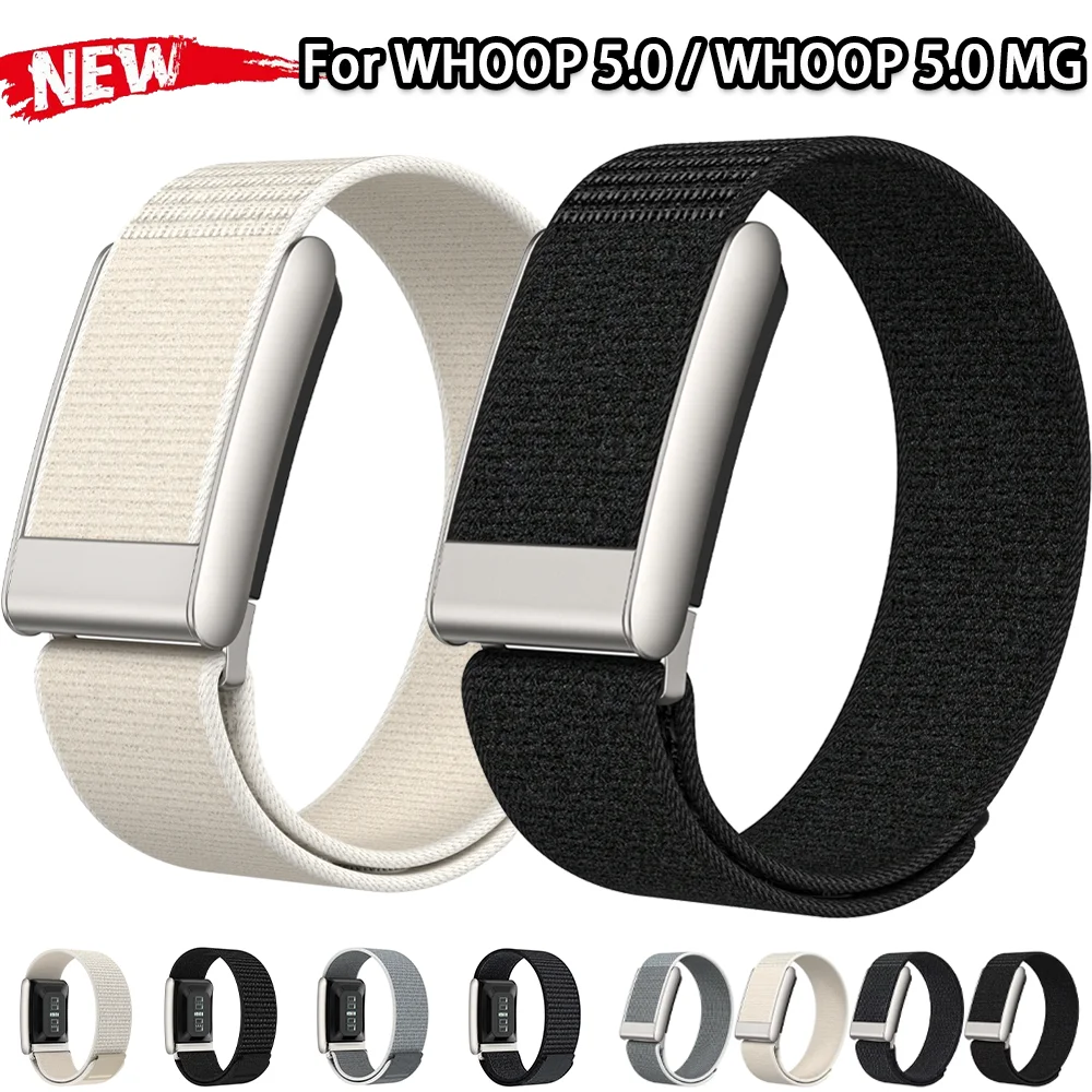 Sport-Nylonarmband für WHOOP 5.0 / WHOOP 5.0 MG mit Schnellverschluss, Komfortables Atmungsaktives Armband für WHOOP 5.0 Zubehör