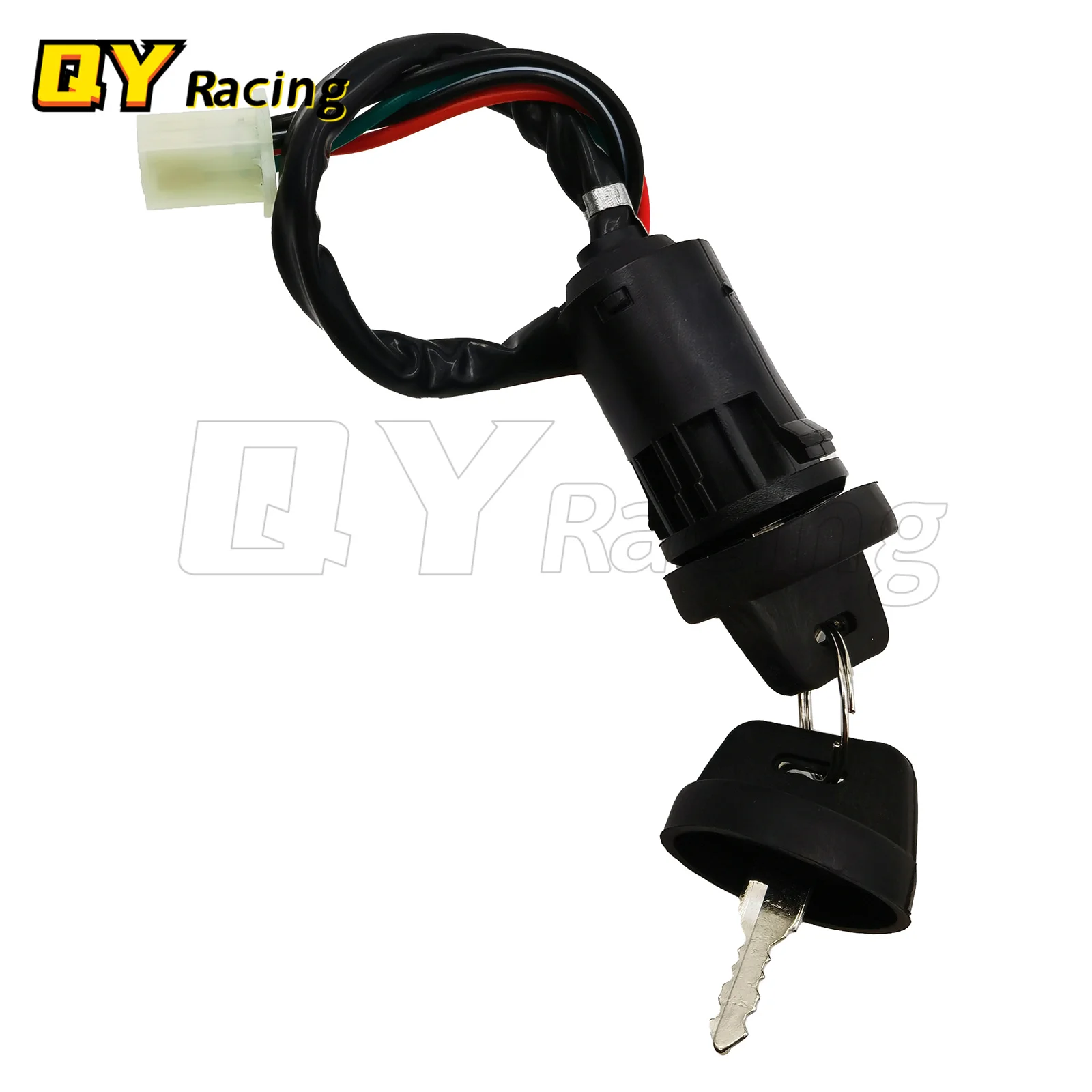 4 y 2 cables universales 2 llaves de encendido interruptor de arranque llave de cerradura de puerta accesorios de motocicleta para ATV Go Kart