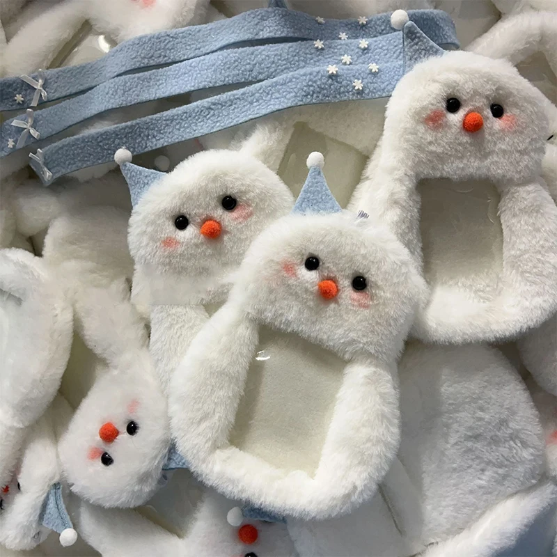 Cute Snowman Plush Card Holder Plush Photocard Holder Cartoon Photo Card Holder ID Credit Band Card Protector