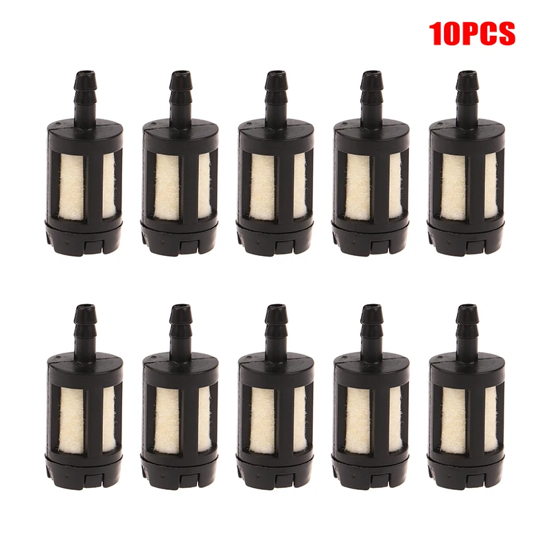 

10PCS Grass Trimmer Fuel Filter For Gasoline Garden Brush Cutter Lawn Mower Chainsaw Spare Parts