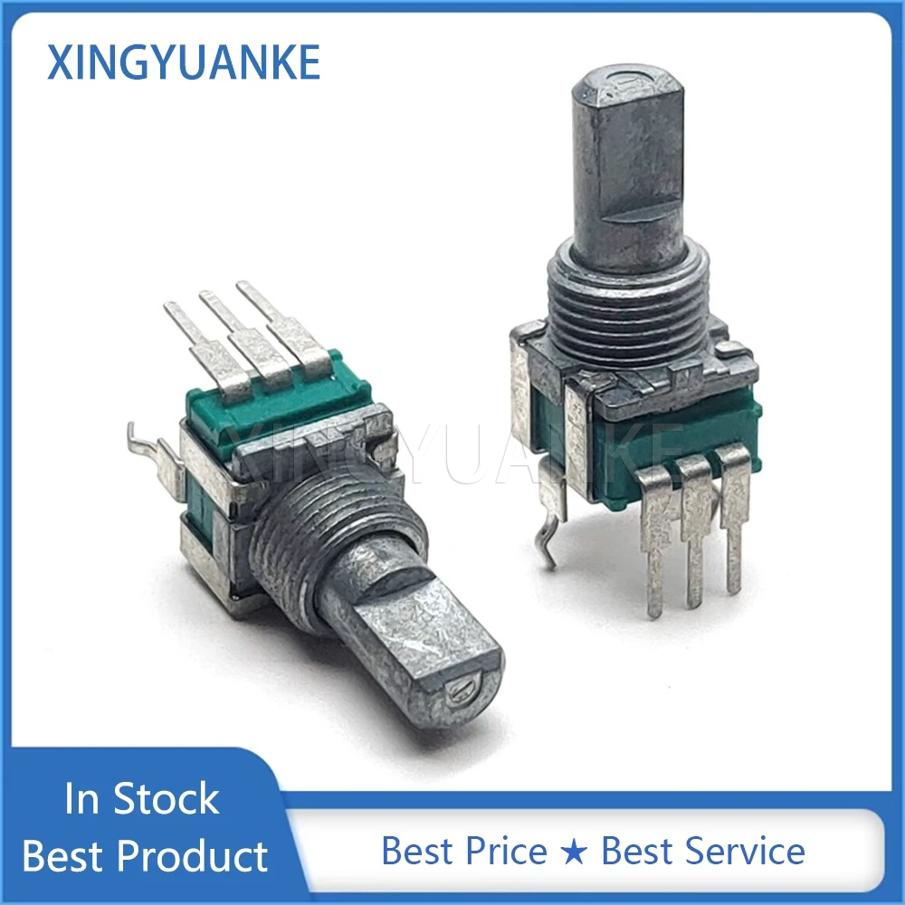 30PCS RK09 Type Precision Potentiometer B10K B50K B100K A10K A50K RK09L1140A5P Audio Adjustment Single 3-Pin D Shaft Length 15mm