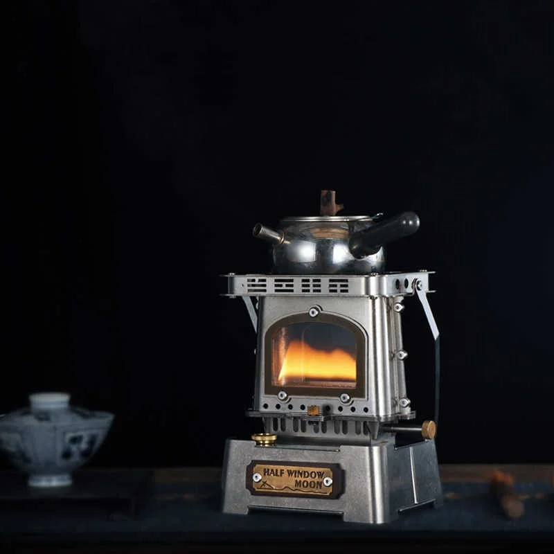 Oil Lamp Stove Kerosene Heater Portable Camping Lantern Stove Retro Mini Emotion  Stove Brazier Outdoor Tea Picnic Cooking Stove