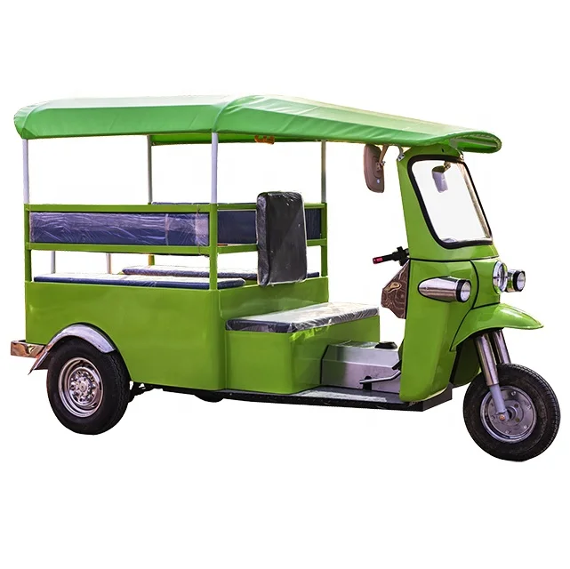 Electric Tuk Tuk 72V 3000W-5000W Electric tricycle for both passenger and cargo