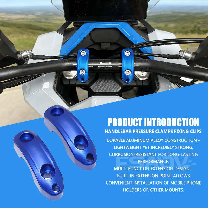 Front Handlebar Clamps Protector Protection Trim Cover Caps For ZONTES 368G ZT368G 368 G 2024 2025 2026 Motorcycle Accessories