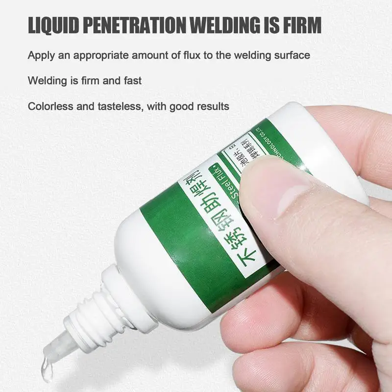 Flux For Soldering Liquid Solder Flux 50ml Rinse-Free DIY Soldering Assistant Fluid With Dispensing Tip Electrical Repair