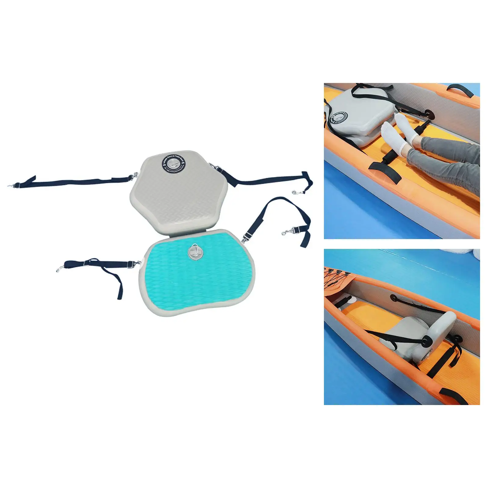 

Kayak Seat, Paddle Boards Seat Inflatable Seat with Adjustable Straps for Paddle Board Kayak Fishing Boats