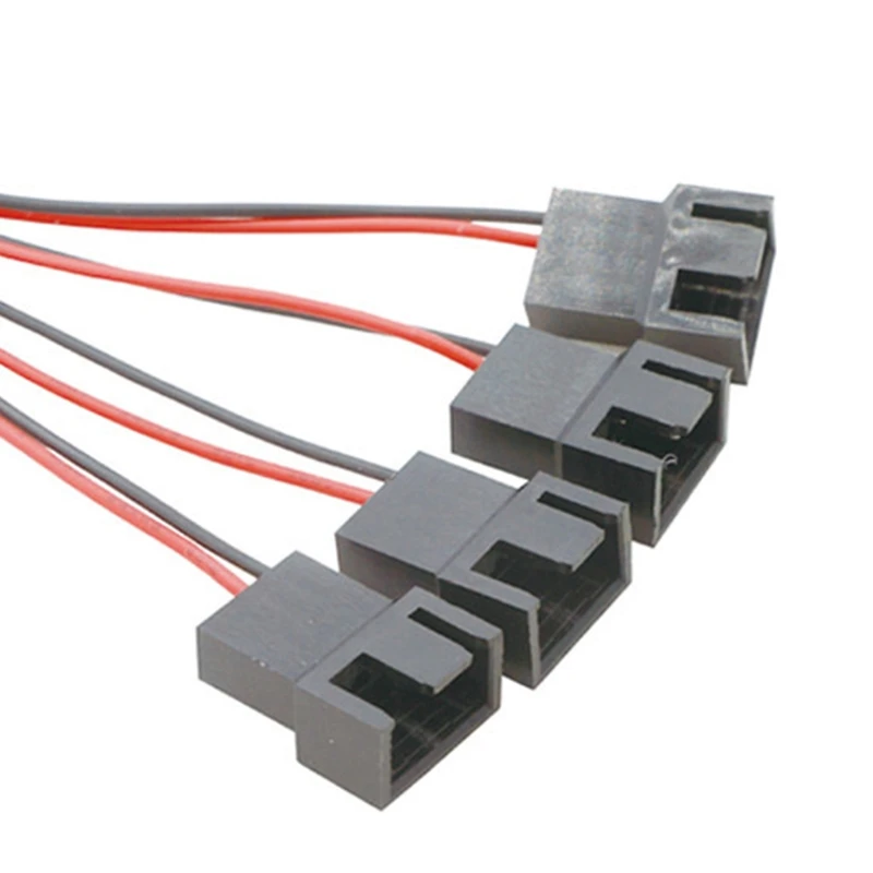 F3KE Molex 4Pin para pequeno adaptador divisor 4 pinos Fonte alimentação unidade disquete 4,9 pol.