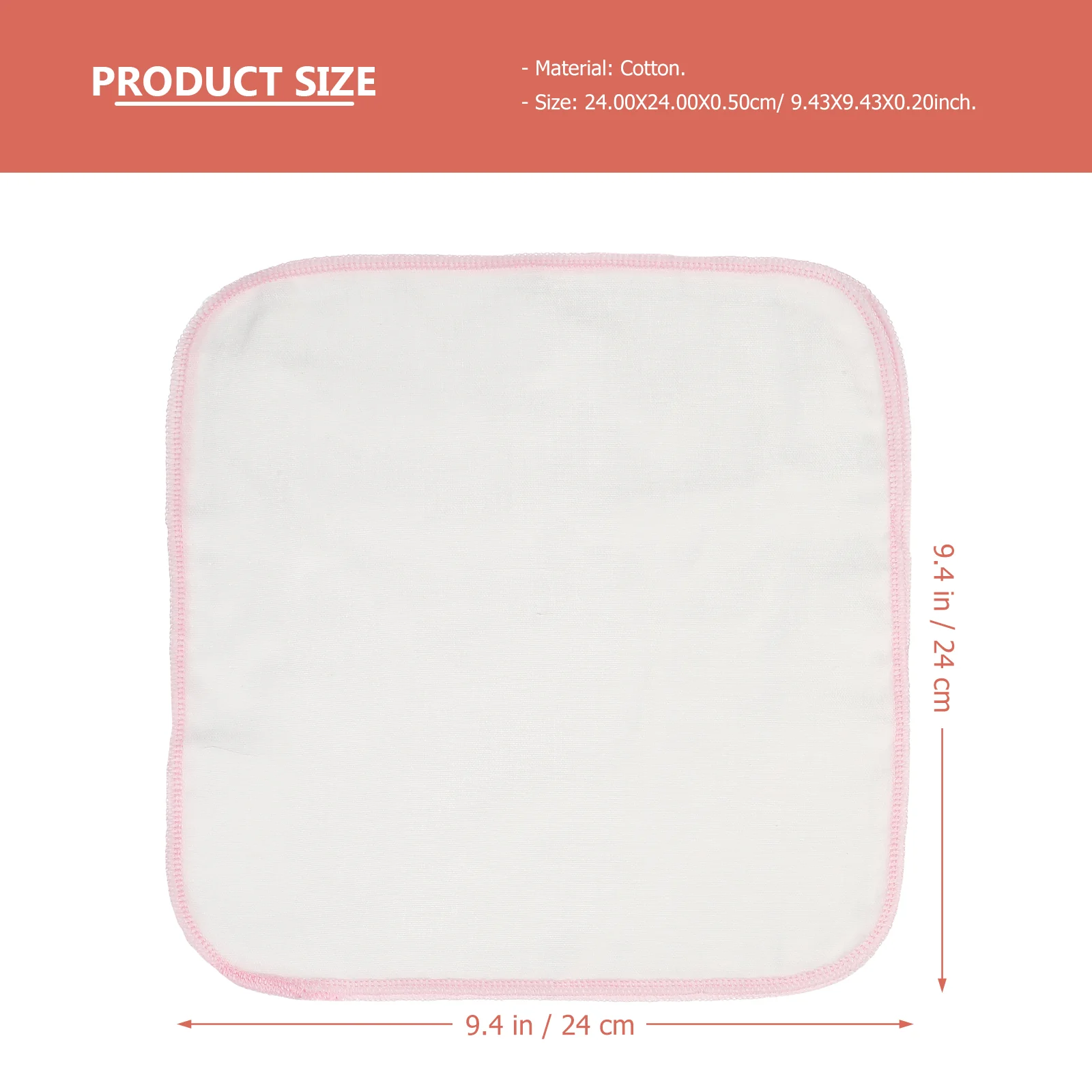 10 Pcs Gauze Small Square Environmentally Friendly Towels Absorb Water Saliva Facial Nursing Absorbent Cotton