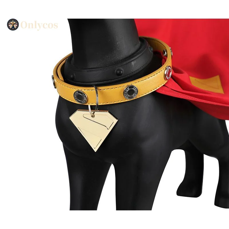 2025 خارقة كريبتو تأثيري حلي الحيوانات الأليفة الرأس مع طوق هالوين كرنفال الزي الرسمي أنيمي الملابس Onlycos