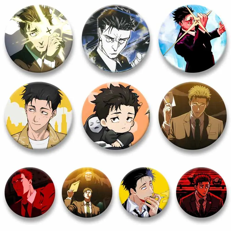 

Anime Character Hiromi Higuruma Badge Cartoon Role Playing Round Pin Snap-in Brooch for Bag Clothes Accessories Souvenir Jewelry