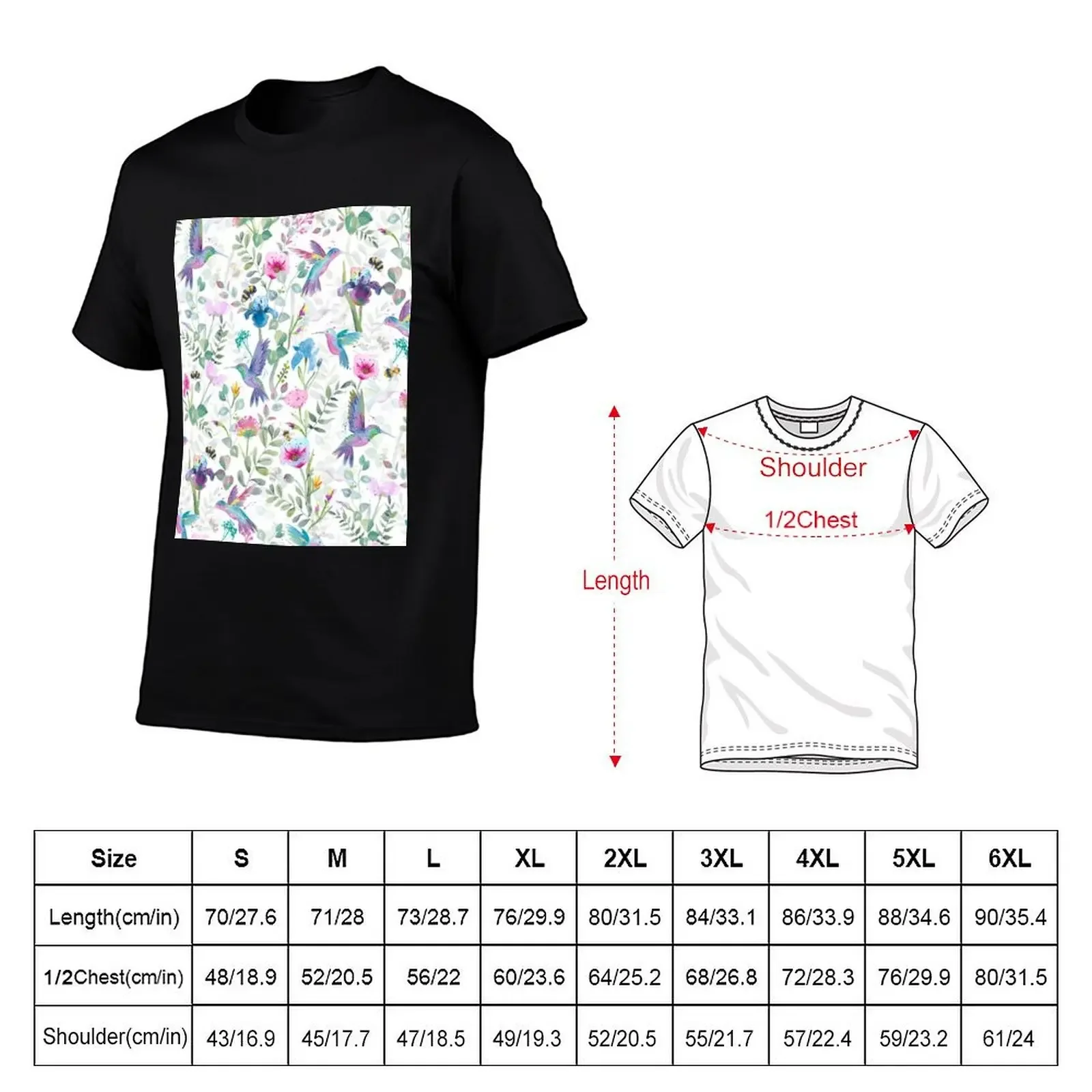 Painterly Pollinators T-Shirt anime clothes oversizeds vintage t shirts funny t shirts men