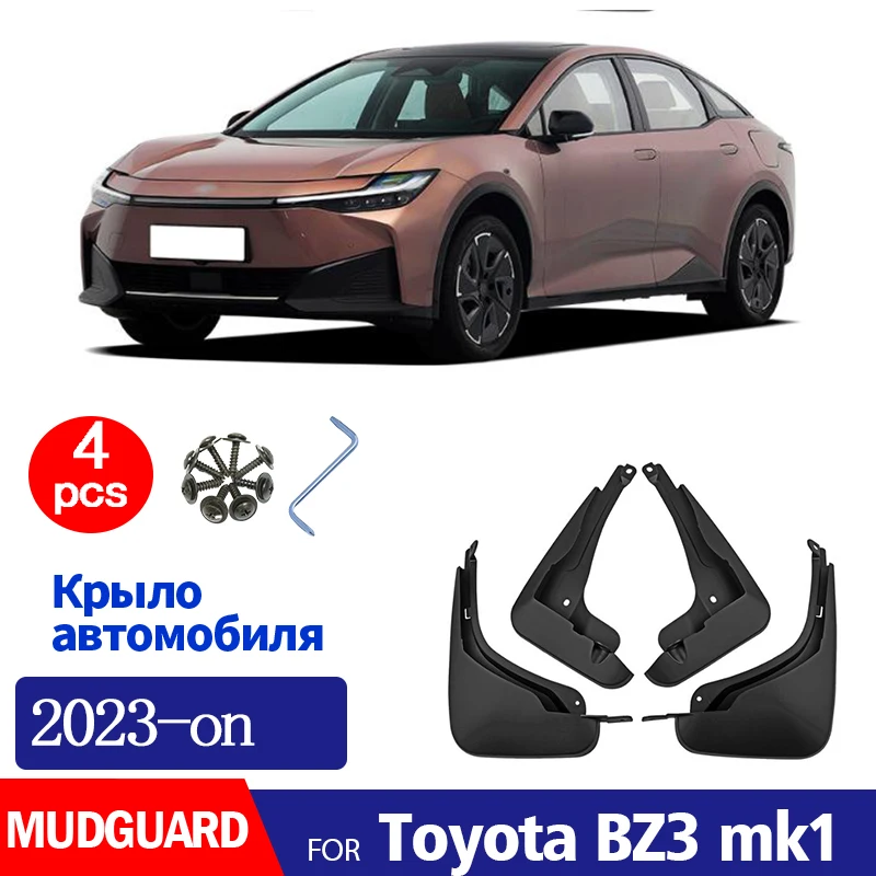 

FOR Toyota BZ3 2023 2024 Mudguard Fender Mud Flaps Guard Splash Mudflaps Car Accessories Front Rear 4pcs