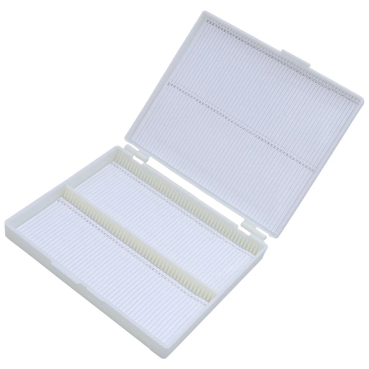 100 Grid Professional Storage Box Microscope Slide Storage Box Slide Capacity Box Storage