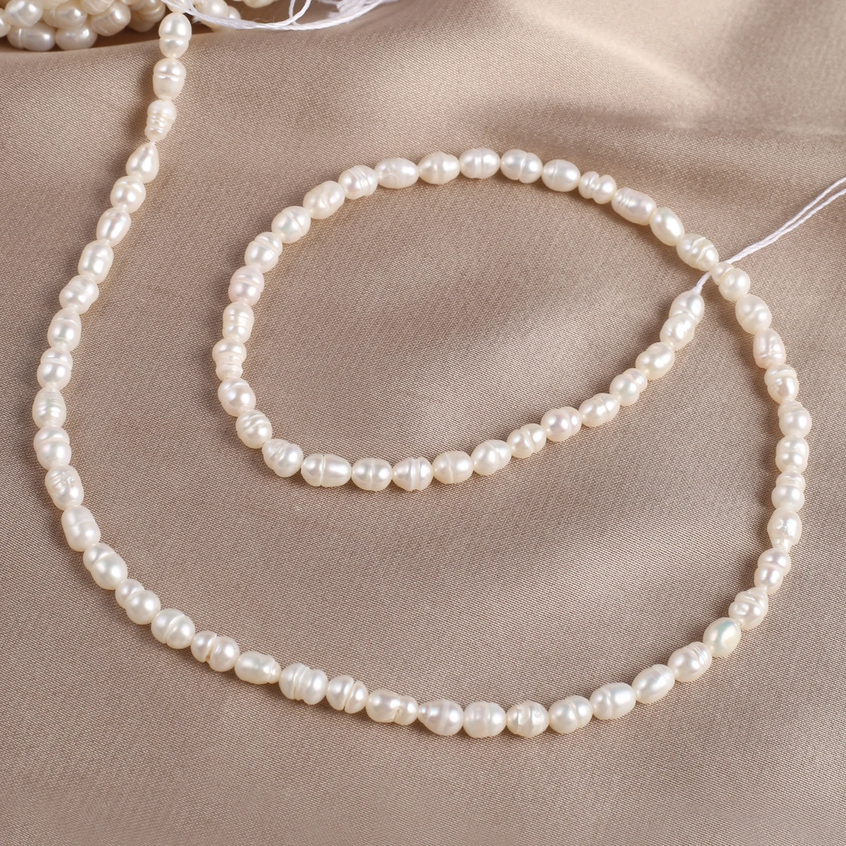 

Natural Freshwater Pearl Beads Rice Shape Zhuji Loose Pearl Bead for Jewelry Making DIY Charm Bracelet Necklace Accessories