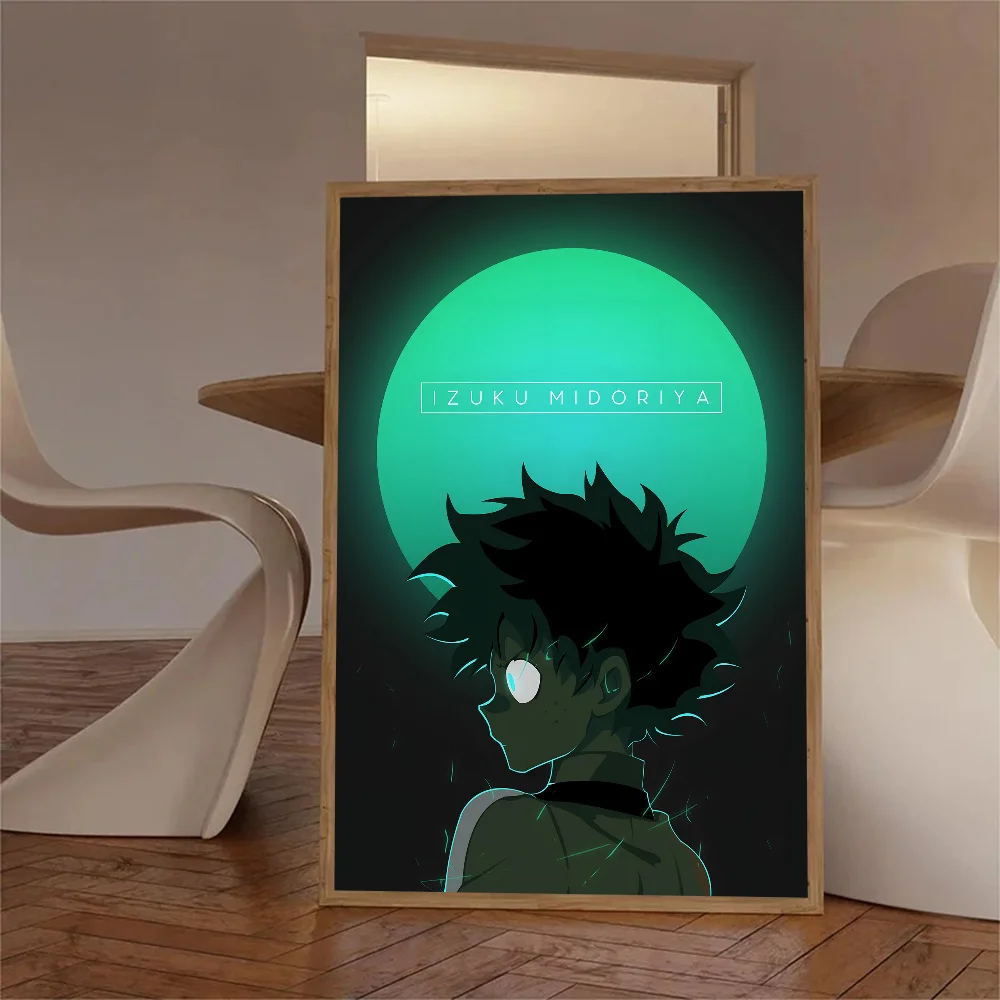 ملصق فني ذاتي اللصق للأكاديمي ، Midoriya Izuku ، مقاوم للماء ، ملصق ورقي ، قهوة ، منزل ، بار ، غرفة ، ديكور حائط #5