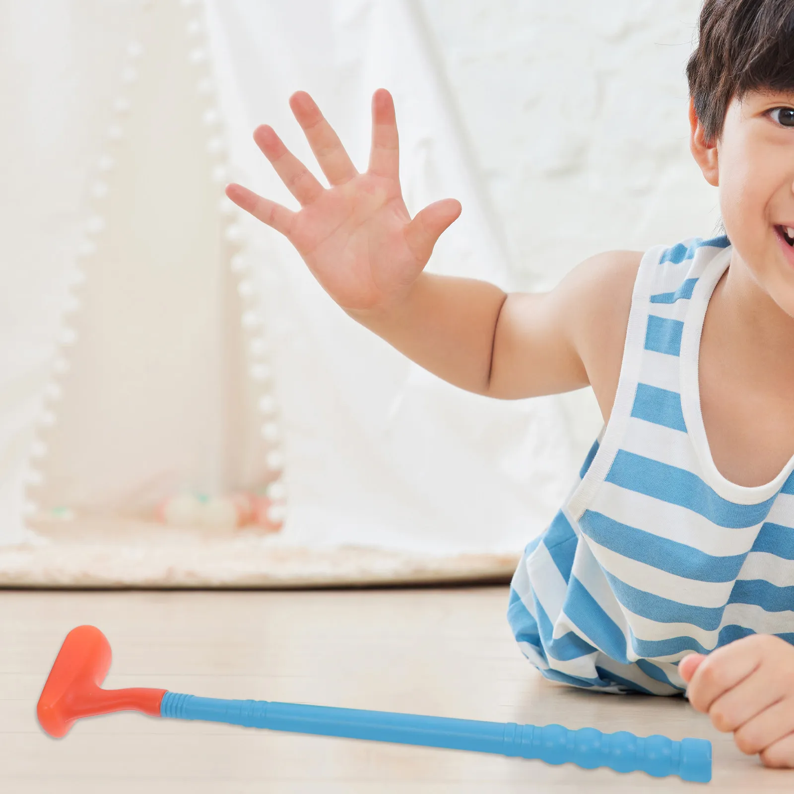 

2 комплекта детских наборов для гольфа, пластиковые развивающие игрушки для дома и улицы, способствующие развитию мышц, суставов и связок верхних конечностей