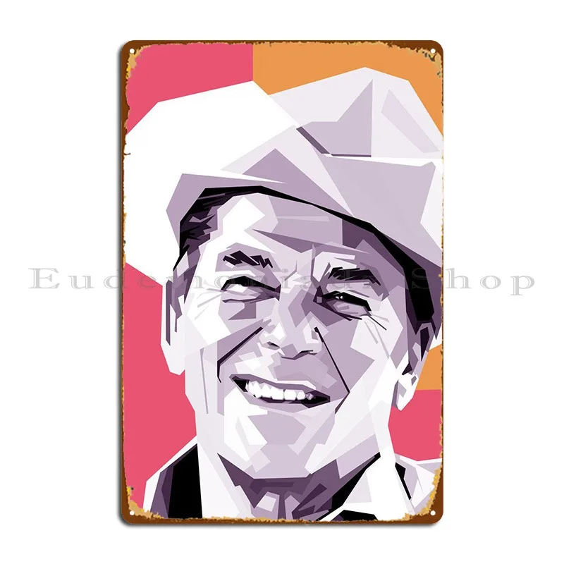 Ronald Reagan Metal Signs Garage Club Garage Pub Plates Printed Design Pub Tin Sign Poster