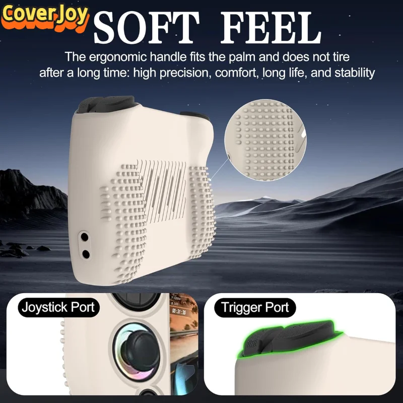 

Силиконовый чехол CoverJoy для консоли ANBERNIC RG CubeXX, противоударные защитные игровые аксессуары