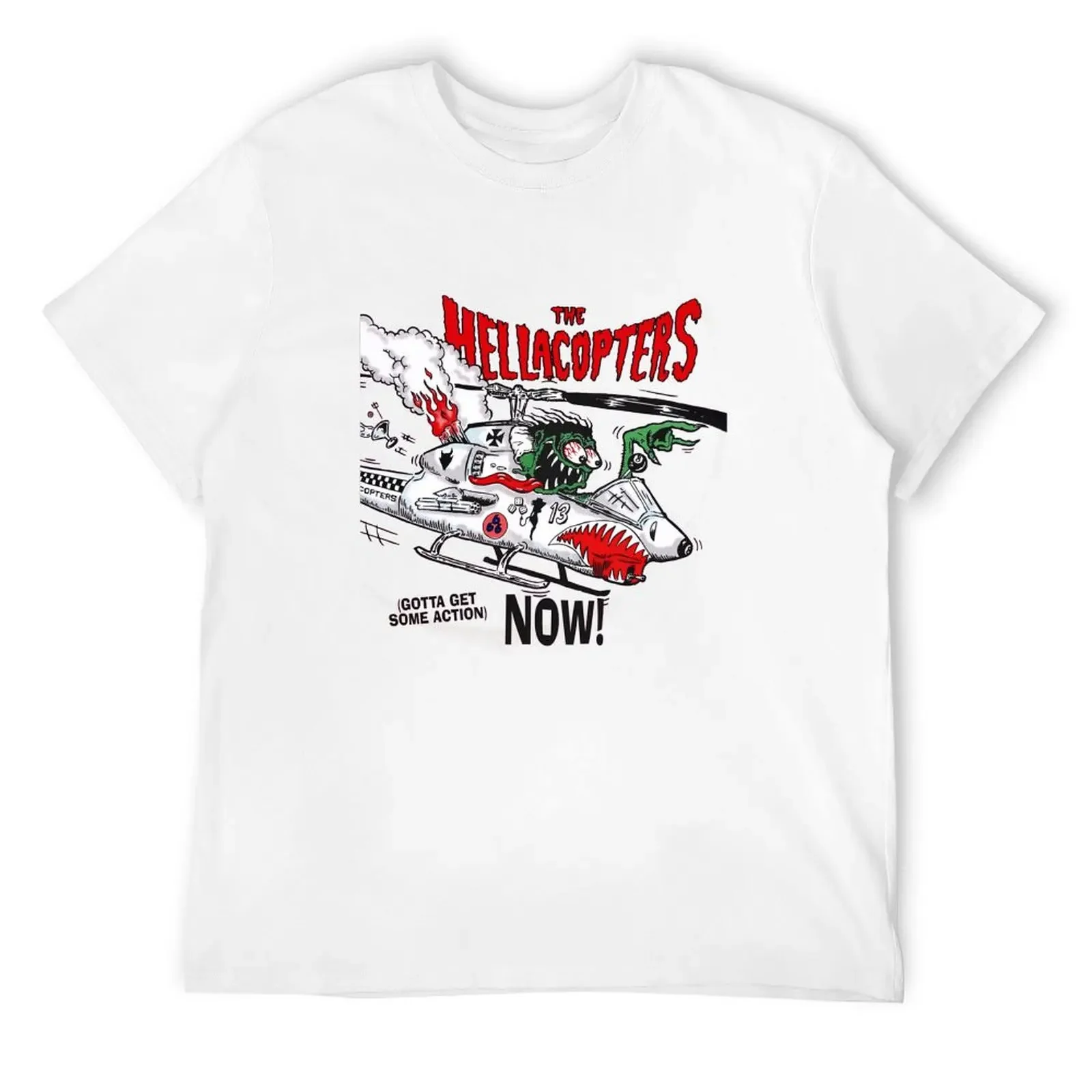 The Hellacopters – Gotta Get Some Action T-Shirt plus size tops shirts graphic tees t shirt men 100℅ cotton