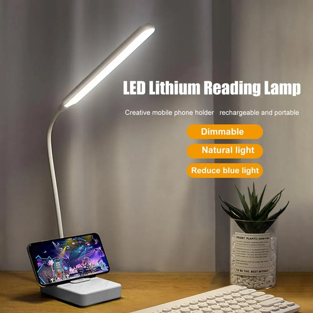 Reading Lamp Foldable Anti-rust High Sensitivity Kids LED Table Lamp Light for Home