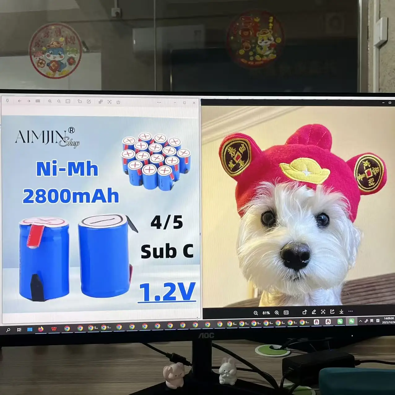

upgraded version NEW 100% 4/5 SC Sub C Hoge Ontlading 1.2V 2800mAh oplaadbare Ni-Mh Battery Met Lassen Tabs