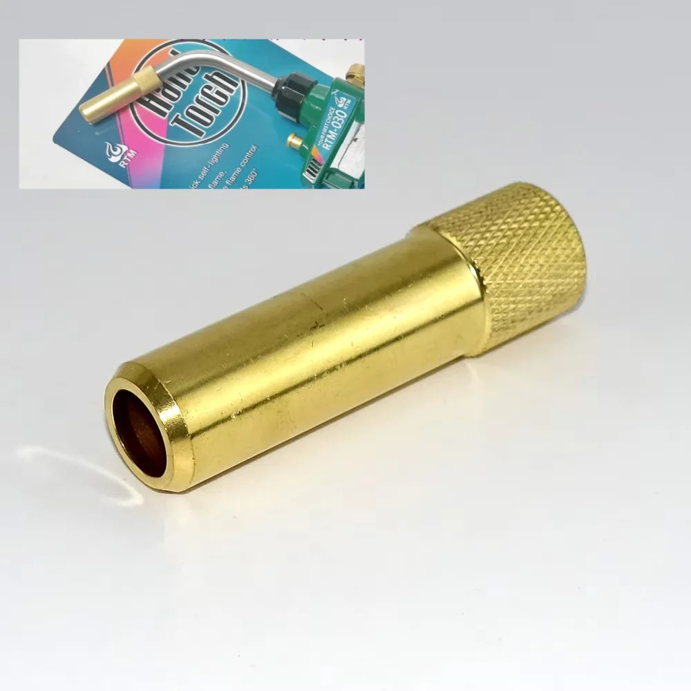 Gas Welding Torch Nozzle HVAC Plumbing Self Ignition Turbo Propane Brazing Accessories MAPP Torch Head Nozzle Tip