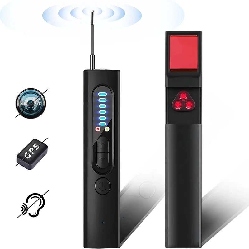 Hidden Camera Detector Anti-Spy Detector GPS Tracker Listening Anti-Spy All Signal Scanner Gadget Security Protection Camera GPS