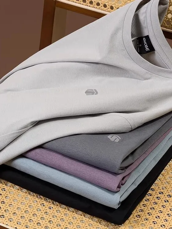 Outdoor Sports Long Sleeve T-Shirt Quick Dry Breathable Casual Men's Shirt Reflective Print Spring Summer Couple Style