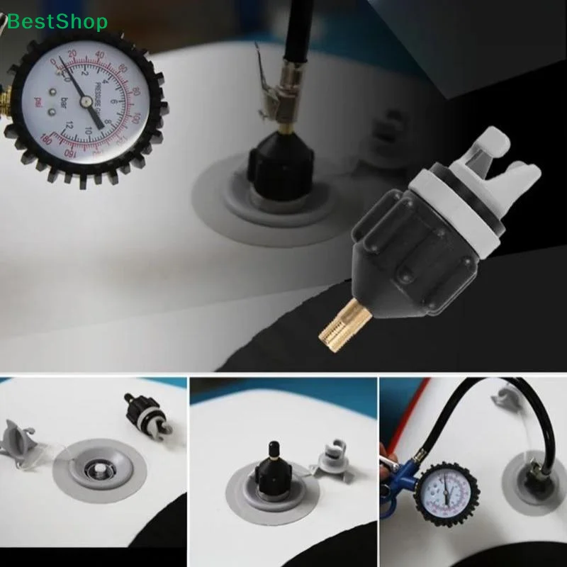 Multifunction Air Valve Adaptor Kit For SUP Board Inflatable Pump Adapter Paddle Boat Kayak Air Valve Pump Connectr Combo Kit