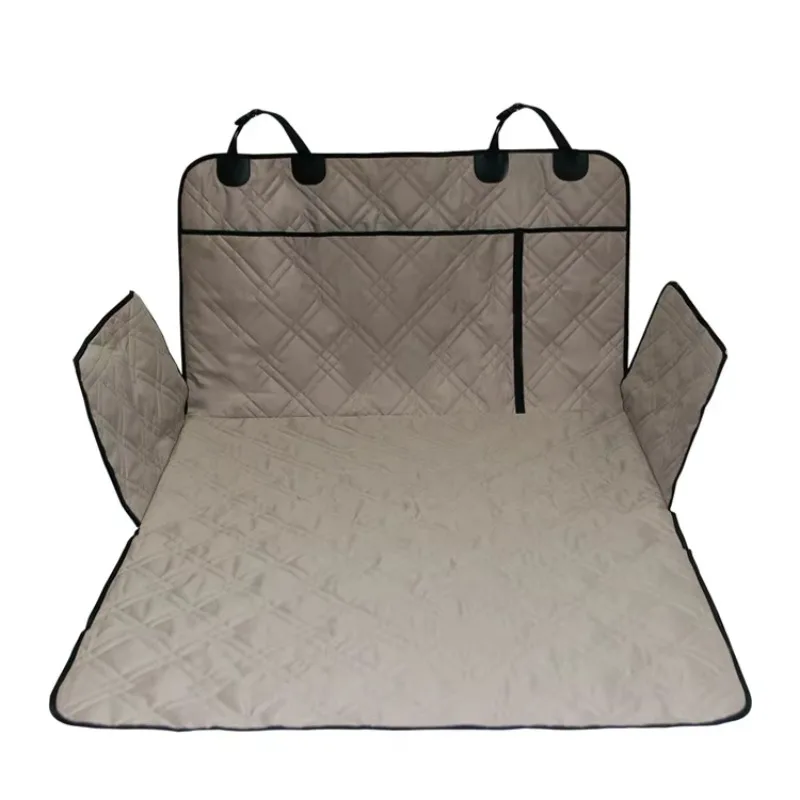 

Deluxe 100% Waterproof Pet Car Trunk Cargo Cover Liner with Bumper Flaps and Sidewall Pet Rear Seat Cover