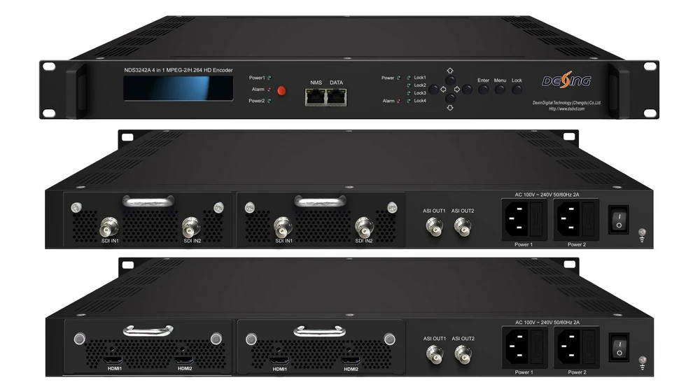 NDS3242A 4 in 1 MPEG-2/H.264 1080p hd Encoder